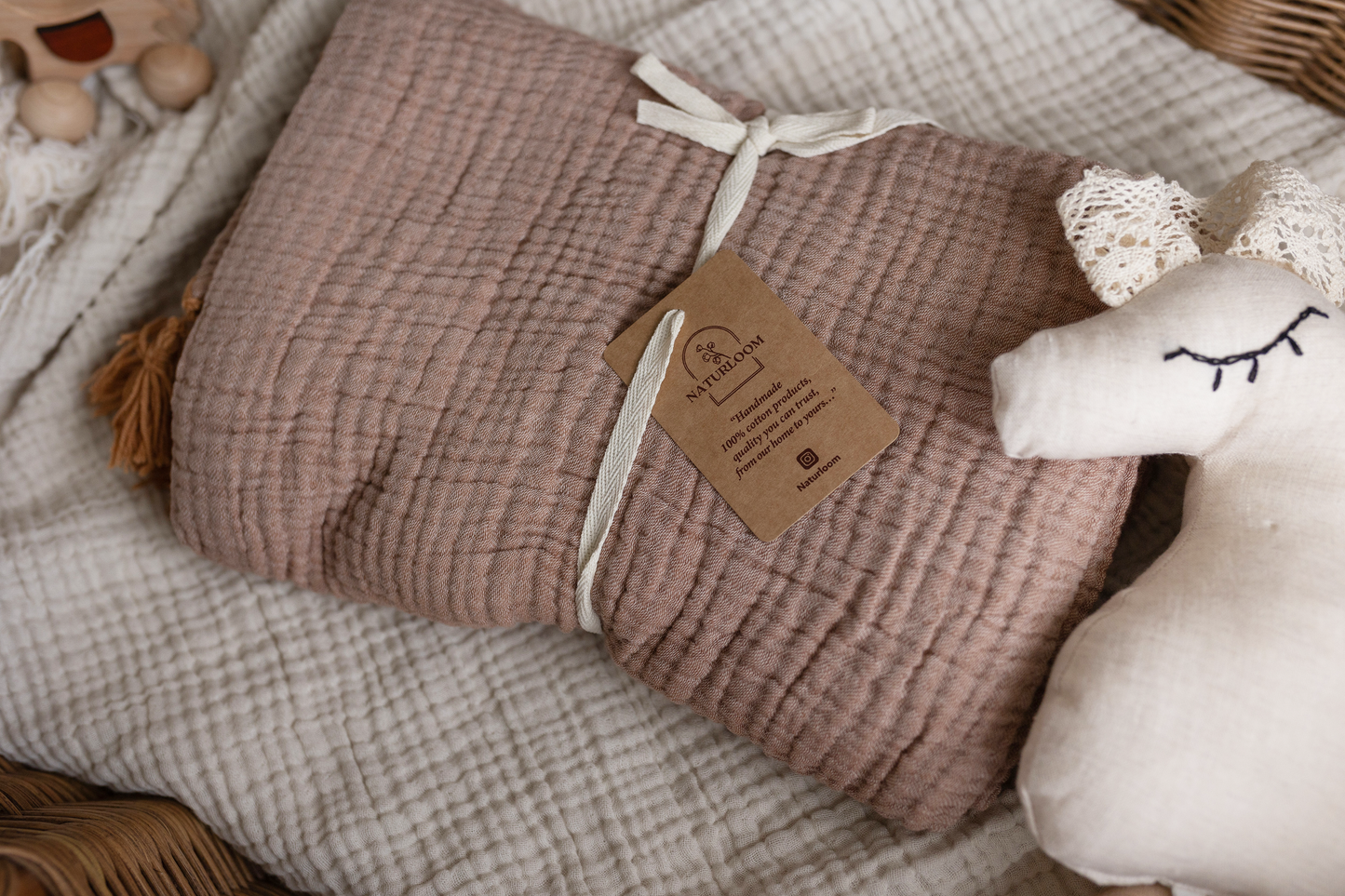 Ecological Muslin Baby Swaddle